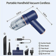 Portable Vacuum Cleaner Car Air Duster Handheld Cordless Home Car Dust Blower V462-TA-109-01