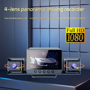 4-Channel 360 degrees Panoramic 1080P HD Dash Cam Comes With 32GB TF Card V462-TA-114-01