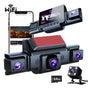 4 Channel 5G WiFi Dashcam FHD 1080P 170 degrees Wide Angle G-Sensor with 64GB Card V462-TA-117-01