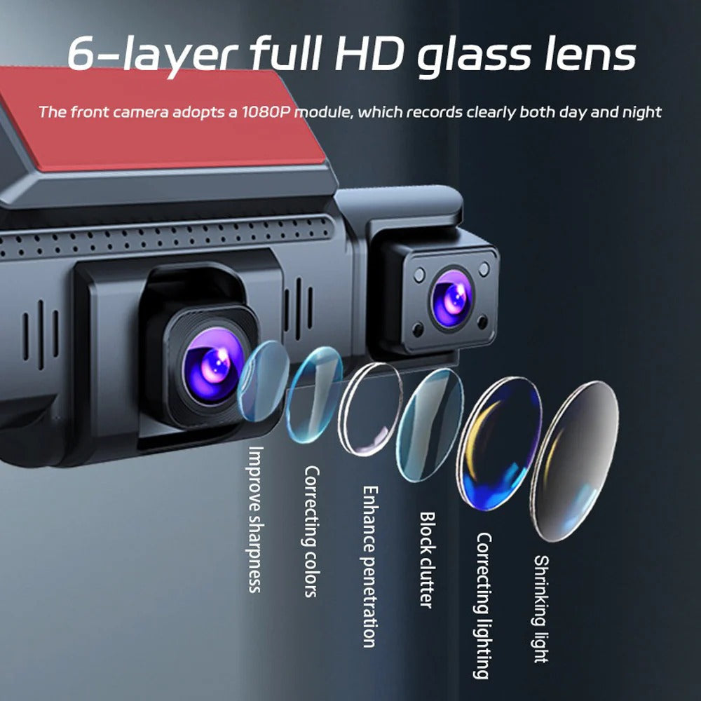 4 Channel 5G WiFi Dashcam FHD 1080P 170 degrees Wide Angle G-Sensor with 64GB Card V462-TA-117-01