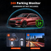 4K+2.5K Dual Dash Cam with WiFi GPS ADAS, Front and Rear Car Camera Recorder with 32GB Card V462-TA-118-01