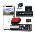 4K WiFi Car Dash Cam Dual Lens Wide Angle IPS Screen Night Vision Recording with 32GB Card V462-TA-122-01