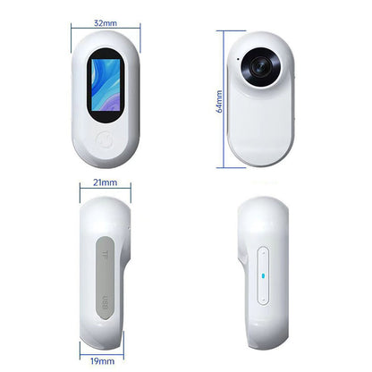 Action Camera 1080P HD Recorder Dog Collar Camera EIS Wide Angle with 32GB Card V462-TA-124-01