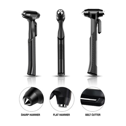 3 in 1 Car Emergency Safety Escape Hammer Glass Window Breaker Belt Cutter Tool V462-TA-76-01