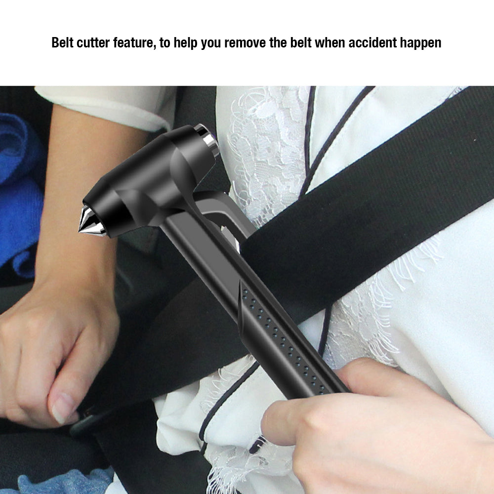 3 in 1 Car Emergency Safety Escape Hammer Glass Window Breaker Belt Cutter Tool V462-TA-76-01
