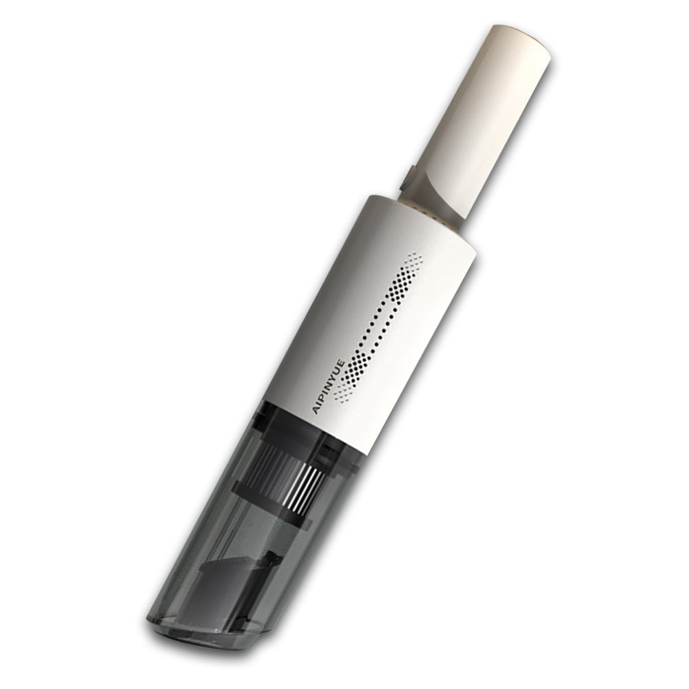 Wireless Charge 6000Pa Suction Powerful Portable Car Vacuum Cleaner Home Duster(White) V462-TA-77-02