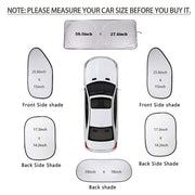 Set of 6 Auto Front Rear Windshield Side Window Sun Shade Car Visor Cover Block V462-TA-88-01