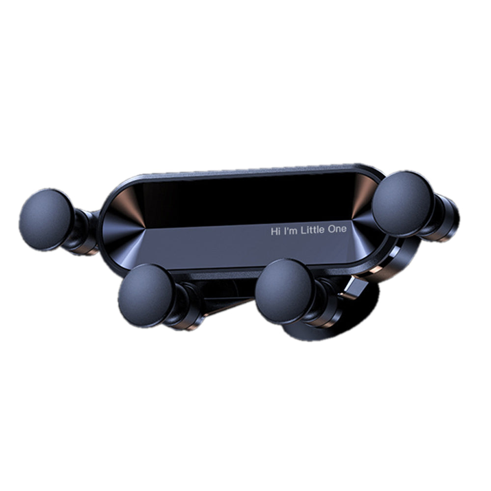Car Phone Holder Metal Gravity 360 Universal Rotation Ball Air Vent Cellphone Stand(Dark Grey) V462-TA-92-01