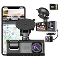 WIFI 3 Channels Dash Cam 1080P Full HD Car Dashcam Comes with Free 32GB Card V462-TA-94-01
