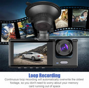 WIFI 3 Channels Dash Cam 1080P Full HD Car Dashcam Comes with Free 32GB Card V462-TA-94-01