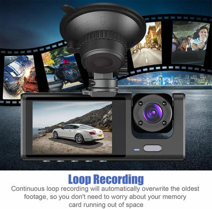 WIFI 3 Channels Dash Cam 1080P Full HD Car Dashcam Comes with Free 32GB Card V462-TA-94-01
