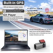 4K Dash Cam UHD 2160P WiFi Front Dashcam Night Vision Car Camera with 64GB Card V462-TA-96-01