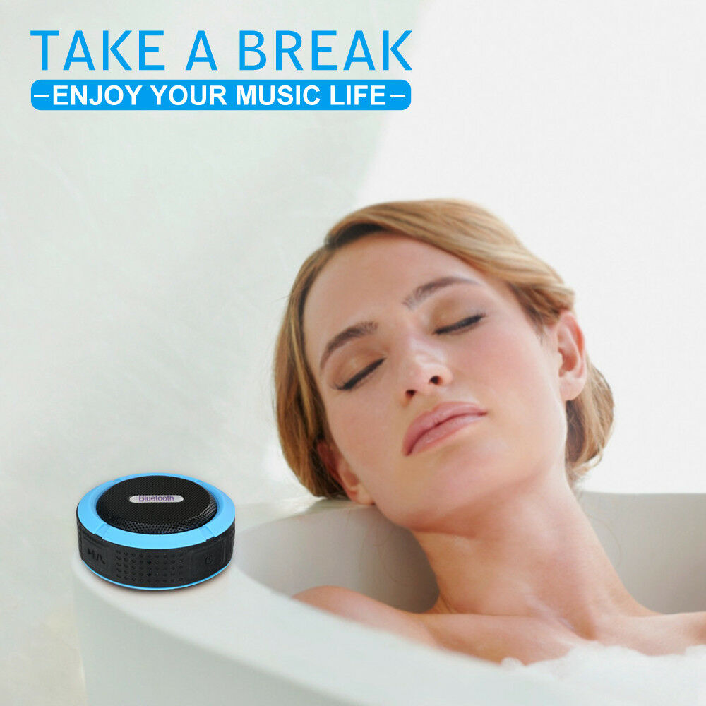 Portable Waterproof Wireless Mini Bluetooth Music Speaker (Red) V462-TO-25-02