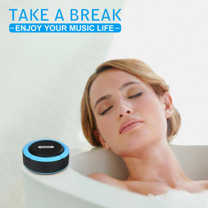 Portable Waterproof Wireless Mini Bluetooth Music Speaker (Red) V462-TO-25-02