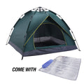 Waterproof Automatic Camping Tent 3-5 Person Come with Moisture Proof Pad(Green) V462-TO-27-02