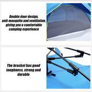 Waterproof Automatic Camping Tent 3-5 Person Come with Moisture Proof Pad(Green) V462-TO-27-02