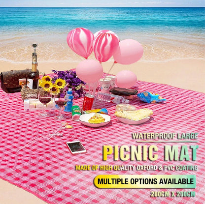 Large Waterproof Thickened Moisture-Proof Outdoor Camping Picnic Mat (Red) V462-TO-28-01