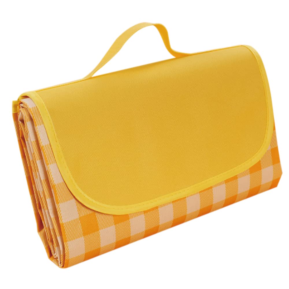 Large Waterproof Thickened Moisture-Proof Outdoor Camping Picnic Mat (Yellow) V462-TO-28-02