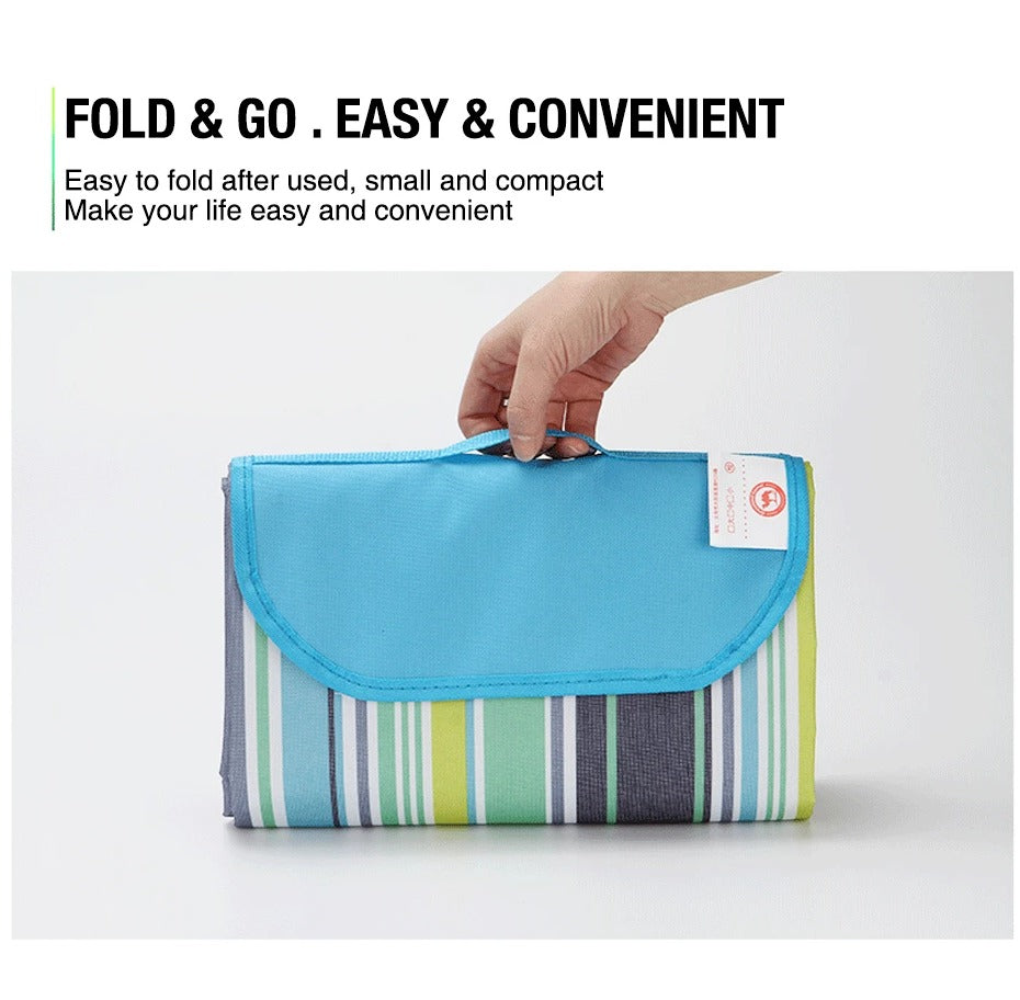 Large Waterproof Thickened Moisture-Proof Outdoor Camping Picnic Mat (Green) V462-TO-28-03