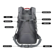 60L Waterproof Outdoor Hiking Backpack Camping Outdoor Trekking Bag(Blue) V462-TO-29-06