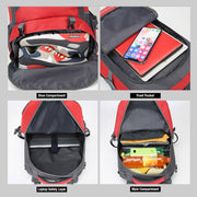 60L Waterproof Outdoor Hiking Backpack Camping Outdoor Trekking Bag(Blue) V462-TO-29-06