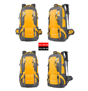 60L Waterproof Outdoor Hiking Backpack Camping Outdoor Trekking Bag(Yellow) V462-TO-29-08