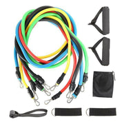 11Pcs/Set Pull Rope Belt Elastic Home Gym Fitness Exercise Resistance Band V462-TO-35-01