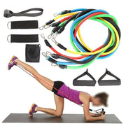 11Pcs/Set Pull Rope Belt Elastic Home Gym Fitness Exercise Resistance Band V462-TO-35-01