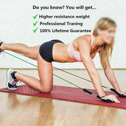 11Pcs/Set Pull Rope Belt Elastic Home Gym Fitness Exercise Resistance Band V462-TO-35-01