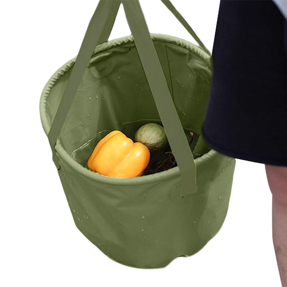 13L Travel Camping Folding Bucket Portable Barbecue Picnic Storage Fishing Bucket V462-TO-37-01