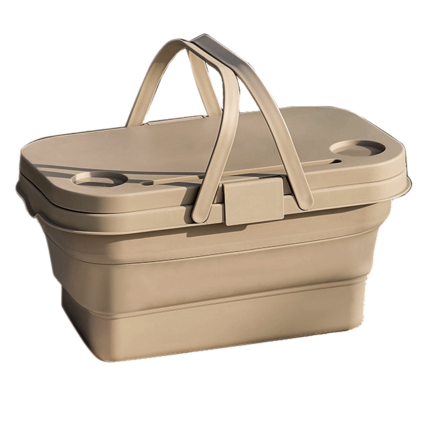 3 In 1 Folding Camping Storage Box Outdoor Food Fruit Container Picnic Table Basket V462-TO-38-01