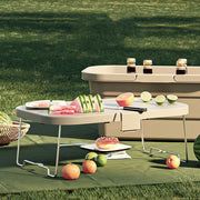 3 In 1 Folding Camping Storage Box Outdoor Food Fruit Container Picnic Table Basket V462-TO-38-01