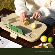 3 In 1 Folding Camping Storage Box Outdoor Food Fruit Container Picnic Table Basket V462-TO-38-01