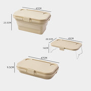 3 In 1 Folding Camping Storage Box Outdoor Food Fruit Container Picnic Table Basket V462-TO-38-01