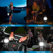 LED Camping Lamp Solar Powered Rechargeable USB Torch Waterproof Emergency Light Lantern V462-TO-40-01