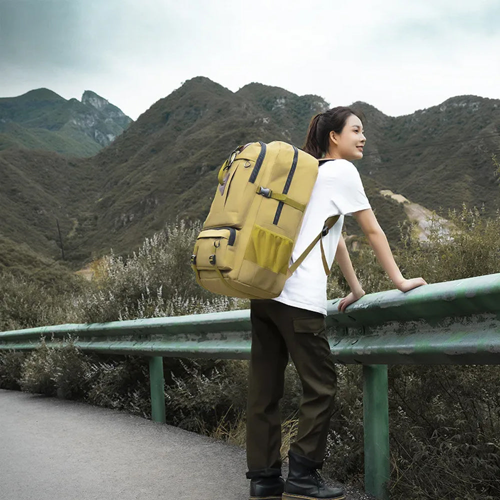 60L Travel Boarding Backpack Outdoor Trekking Luggage Hiking Camping Rucksack Large Capacity Storage V462-TO-41-01
