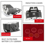 6 Modes LED Head Torch Induction Headlight Camping COB Infrared Strong Lights V462-TO-45-01