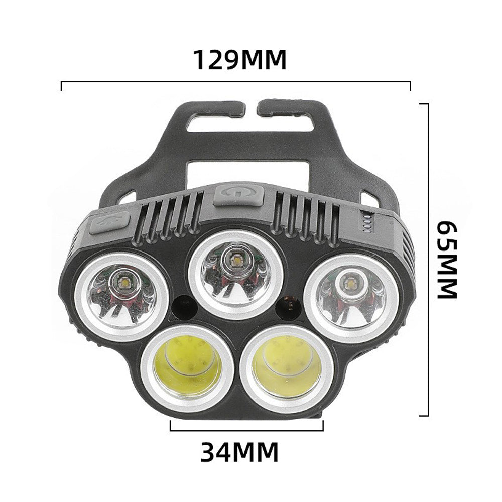 6 Modes LED Head Torch Induction Headlight Camping COB Infrared Strong Lights V462-TO-45-01