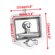 4-Piece T Handle Locks Tool Box With Keys Stainless Steel Trailer Camper Truck V465-04138 X4