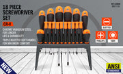 18Pc Precision Screwdriver Set MagneticTorx Screw Driver Phone Repair PC Laptop V465-120006