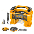 INGCO Air Compressor Car Tyre Deflator Inflator Pump 160PSI Auto Stop & Fittings(no battery and charger) V465-12345