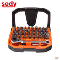 32Piece 1/4" Mini Double Head Screwdriver Bit and Ratchet Set CRV Steel Durable V465-145878