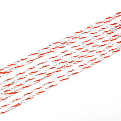 500m Roll Polywire Electric Fence Stainless Steel Poly Wire Energiser Insulator V465-1607002