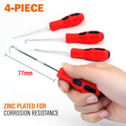 4x Car Pick and Hook Set O Ring Seal Remover Gasket Puller Remover Set V465-20208-SDY