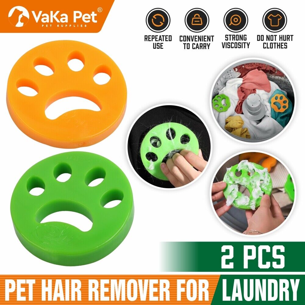 4x VaKa Pet Hair Remover Cat Fur Dog Hair Lint Catcher from Laundry Washing Machine V465-239029X2
