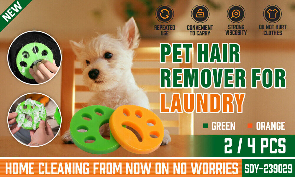 4x VaKa Pet Hair Remover Cat Fur Dog Hair Lint Catcher from Laundry Washing Machine V465-239029X2