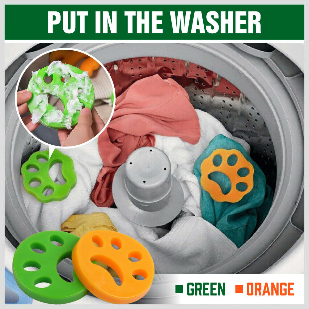 4x VaKa Pet Hair Remover Cat Fur Dog Hair Lint Catcher from Laundry Washing Machine V465-239029X2