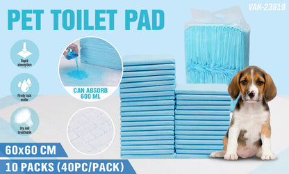 VaKa Pet Training Pad 400 Puppy Pads Toilet Pee Indoor Absorbent 60x60cm Dog V465-23919