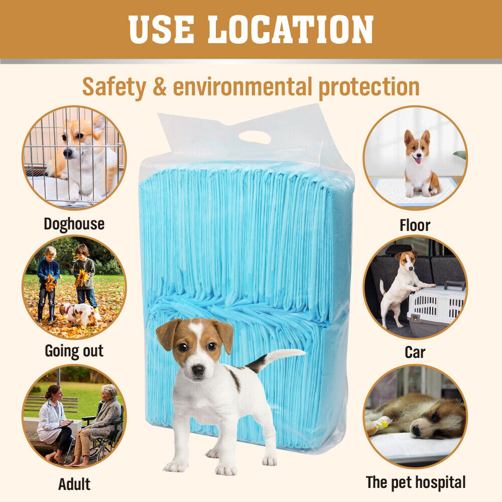 VaKa Pet Training Pad 400 Puppy Pads Toilet Pee Indoor Absorbent 60x60cm Dog V465-23919