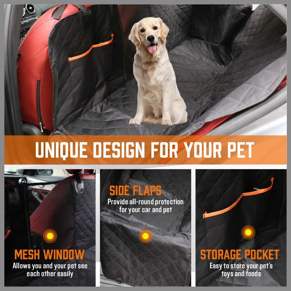 Pet Dog Waterproof Seat Cover Protector Hammock Back Rear Bench Mat for Car SUV V465-24901